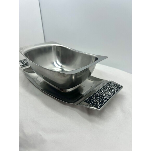 Velvet 18 Stainless Stanley Roberts Serving‎ Bowl Tray  6.5"x4.5" GAR2-2 - Picture 4 of 7